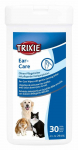 Trixie Ear Care Wipes niisked salvr&auml;tikud k&otilde;rvade h&uuml;gieeniks koertele ja kassidele, 30 tk.