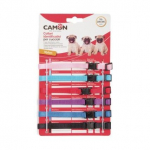 Camon "A" nailonist kaelarihm koertele, reguleeritav 10x200/300mm, 6 tk.