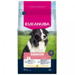 Eukanuba Mature and Senior Medium Chicken kuivtoit keskmistele koertele, kanaga, 3 kg