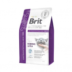 Brit GF Veterinary Diets Cat Gastrointestinal High Fibre teraviljavaba kuivtoit kassidele k&otilde;rge kiudainesisaldusega seedetrakti tervise toetamiseks, 2 kg