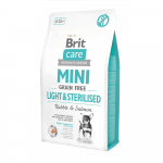 Brit Care Mini Light & Sterilised teraviljavaba kuivtoit koertele k&uuml;&uuml;likuga, kergesti rasvuvatele v&otilde;i steriliseeritud koertele, 2 kg