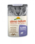 Almo Nature Holistic Digestive Help kodulinnuliha m&auml;rgtoit kassile, seedimise toetamiseks, 70 g