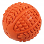 Dog Fantasy kummist pall piiksuva funktsiooniga, oranž, 6,3 cm