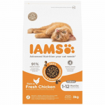 Iams CAT KITTEN CHICKEN kuivtoit kassipoegadele, 3 kg