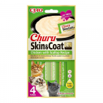 Inaba Churu Cat Skin & Coat kana kammkarbiga p&uuml;ree kassidele, 4x14 g