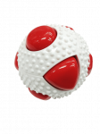 GimDog Gimborn Dog Sensory Ball Extra vastupidav TPR pall koertele piiksuja ja erinevate tekstuuridega, 9,8 cm