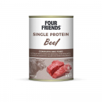 Four Friends Single Protein Beef konservid koertele veiselihaga, 400 g