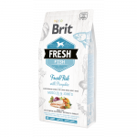 Brit Fresh Fish Pumpkin Adult Large Muscles & Joints kuivtoit t&auml;iskasvanud suurte t&otilde;ugude koertele v&auml;rske kala ja k&otilde;rvitsaga, 2.5 kg