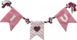 Trixie Valentine's Rope m&auml;nguasi koertele koos lippudega, 50 cm