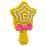 Dog Fantasy Star Lollipop lateksist m&auml;nguasi koertele heliga, 13 cm