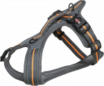 Trixie Fusion Touring Harness rakmed koertele, L&ndash;XL, 72&ndash;89 cm/30 mm, grafiit/papaja