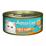 Aatas Cat Tantalizing Tuna&Salmon t&auml;iendtoit kassidele, 80 g