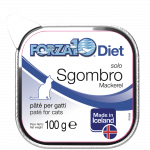 Forza10 Solo Diet m&auml;rgtoit t&auml;iskasvanud kassidele makrelliga, 100 g