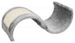 Trixie Wavy Scratching Wave kasside k&uuml;&uuml;netrepp laine gofreeritud papist, hall, 50x29x18 cm