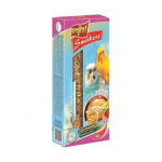Vitapol Standard Smakers 3in1 (Egg/Honey/Fruit) pulgad viirpapagoidele, meega, munaga ja puuviljadega, 3 tk, 130 g
