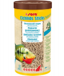 Sera Cichlids Sticks p&otilde;hitoit tsichliididele ja teistele suurtele kaladele, pulkide kujul, 1000 ml (210 g)