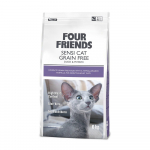 Four Friends Sensi Cat Grain Free monoproteiinne teraviljavaba kuivtoit allergilistele kassidele pardilihaga, 6 kg