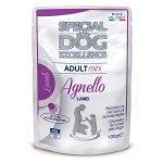 Special Dog Excellence pouches adult Mini with lamb t&auml;isv&auml;&auml;rtuslik m&auml;rgtoit v&auml;ikestele t&auml;iskasvanud koertele, jahi- ja lambalihaga, 100 g