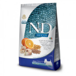Farmina N&D Low Grain Adult Small madala teraviljasisaldusega kuivtoit koertele tursa ja apelsinidega, 7 kg