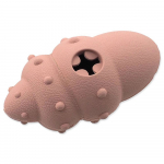 Dog Fantasy Sea Natural Toy Clam kummist m&auml;nguasi koertele maiustuste kohaga, roosa, 14,5 cm