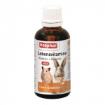 Beaphar Lebensvitamine vitamiinide t&auml;iends&ouml;&ouml;t n&auml;rilistele ja k&uuml;&uuml;likutele, 50 ml