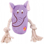 Trixie Animals With Rope pl&uuml;&uuml;sist m&auml;nguasi koertele n&ouml;&ouml;ri ja heliga, 13 cm, 1 tk.