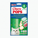 Inaba Churu Cat Pops Tuna Chicken maiustus kassidele tuunikala ja kanaga, 4x15 g