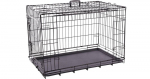 Flamingo NYO L metallpuur liugustega koertele, must, 59x93x62,5 cm