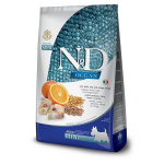 Farmina N&D Low Grain Adult Mini kuivtoit t&auml;iskasvanud v&auml;ikest t&otilde;ugu koertele, forelli ja apelsiniga, 2,5 kg