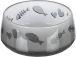 Trixie Lovely Cat Bowl plastikust kauss kassidele, 0.3 l/&oslash; 12 cm, erinevates v&auml;rvides