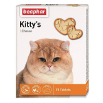Beaphar Kitty's Cheese vitamiinilisand juustuga kassidele, 75 tabletti