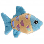 Magic Cat Plush Fish With Catnip Mix pl&uuml;&uuml;sist m&auml;nguasi kassidele kassim&uuml;ndiga, 10 cm, erinevates v&auml;rvides
