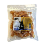 Hau&Miau Chicken Wrapped Coconut kanaliha sisse m&auml;hitud kookosp&auml;hklit&uuml;kid koertele, 500 g