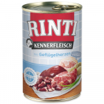 Rinti kennerfleisch adult konservid koertele kodulinnu s&uuml;damega, 400 g