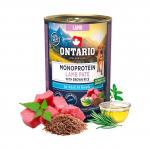 Ontario Adult Monoprotein Lamb Pate With Brown Rice konservid koertele lambalihaga ja pruuni riisiga, 400 g