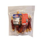 Hau & Miau Dog Treat Lamb Feet Wrapped In Duck t&auml;iendtoit t&auml;iskasvanud koertele, lambajalad pardilihaga m&auml;hituna, 250 g
