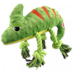 Dog Fantasy m&auml;nguasi jungle kameeleon piiksuva heliga, roheline, 28 cm