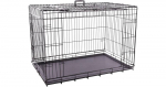 Flamingo NYO XL metallpuur liugustega koertele, must, 108x76x71,5 cm