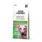 Four Friends adult large breed gluteenivaba kuivtoit t&auml;iskasvanud suurtele koertele kanalihaga, 12 kg