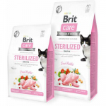 Brit Care Cat GF Sterilized Sensitive (Fresh Rabbit) teravaba kuivtoit t&auml;iskasvanud ja steriliseeritud tundliku seedimisega kassidele, 0.4 kg