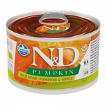 Farmina N&D Dog Pumpkin Boar Apple Adult Mini teraliseta konserv t&auml;iskasvanud v&auml;ikest t&otilde;ugu koertele metssea ja &otilde;unaga, 140 g