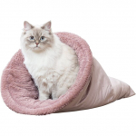 Trixie Xmas Livia Soft Cuddly Sack pehme magamiskott kassidele ja v&auml;ikestele koertele, ruudukujuline, 40 x 60 cm
