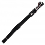DogFantasy Leash Premium S nailonrihm v&auml;ikestele koertele, must, 1,5x120 cm