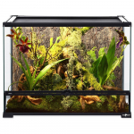 Repti Planet terrarium kahekordsete ustega ja ventilatsiooniga, 60x45x45 cm