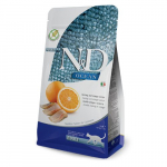 Farmina N&D Cat Grain Free teraviljavaba kuivtoit t&auml;iskasvanud kassidele heeringa ja apelsiniga, 10 kg