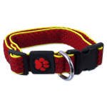 Active Dog Collar Mellow S kaelarihm v&auml;ikestele koertele, reguleeritav, helkuriga, punane, 2,5x28-40 cm