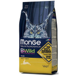 Monge BWILD CAT Adult Hare kuivtoit t&auml;iskasvanud kassidele k&uuml;&uuml;likulihaga, madala teraviljasisaldusega ja ilma kartulita, 1,5 kg