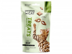 PrimaCat Treats Crunchy Karvapallide vastased teraviljavabad maiuspalad kassidele veiselihaga, 40 g