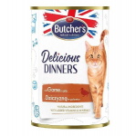 Butchers CAT Delicious Dinners With Game Chunks In Jelly konservtoit t&auml;iskasvanud kassidele, 400 g