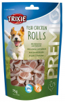 Trixie Chicken And Pollock Snack rings t&auml;iends&ouml;&ouml;t koertele kana ja pollaki lihaga, 75 g